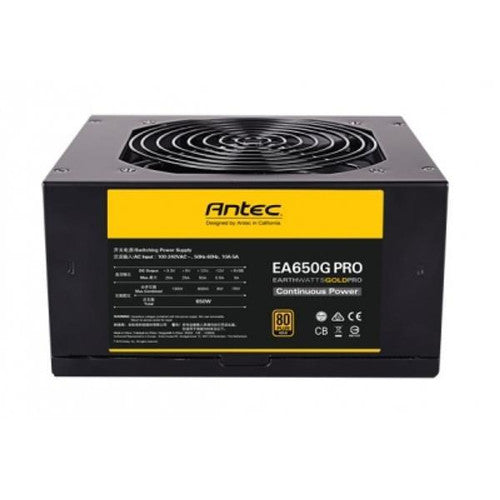 0-761345-11619-0 - Antec - EA650G PRO 650-Watts ATX12V 92% Efficiency 80 Plus Gold Power Supply