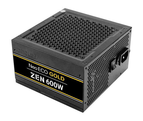 0-761345-11680-0 - Antec - NE600G ZEN 600-Watts ATX12V 100-240V AC 80 Plus Gold 92% Efficiency Power Supply