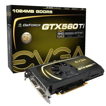 012-P3-1563-KR - EVGA - GeForce GTX 560 Ti Superclocked 1024MB PCI Express DVI/ Mini-HDMI Video Graphics Card
