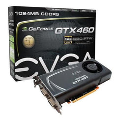 01G-P3-1373-B1 - EVGA - GeForce GTX 460 SuperClocked EE (External Exhaust) 1GB 256-Bit GDDR5 PCI Express 2.0 x16 Dual DVI/ mini HDMI Video Graphics