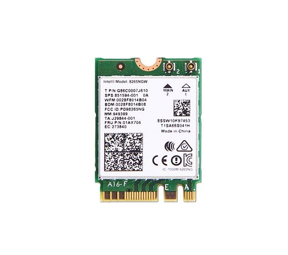 01AX704 - LENOVO - INTEL Dual Band Wireless-Ac 8265 Network Adapter