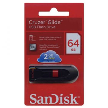 SDCZ60-064G-B35 - SanDisk - 64GB Cruzer Glide USB 2.0 Flash Drive 5pc Kit