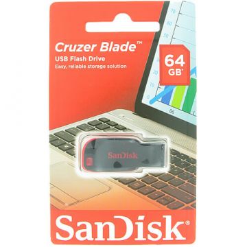 SDCZ50-064G-B35 - SanDisk - 64GB Cruzer Blade USB 2.0 Flash Drive 5pc Kit