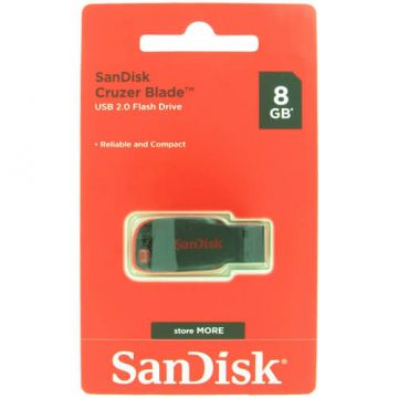 SDCZ50-008G-B35 - SanDisk - 8GB Cruzer Blade USB 2.0 Flash Drive 2pc Kit