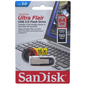 SDCZ73-064G-G46 - SanDisk - 64GB Ultra Flair USB 3.0 Flash Drive 5pc Kit
