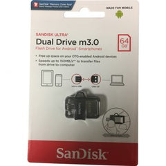 SDDD3-064G-G46 - SanDisk - 64GB Ultra USB 3.0 OTG Dual Flash Drive 5pc Kit