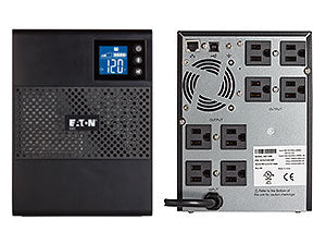 5SC1000 - Eaton - uninterruptible power supply (UPS) 1 kVA 700 W 8 AC outlet(s)