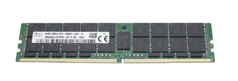 HMAA8GL7CPR4N-VK - Hynix - 64Gb Pc4-21300 Ddr4-2666Mhz Registered Ecc Cl19 288-Pin Load Reduced Dimm 1.2V Quad Rank Memory Module