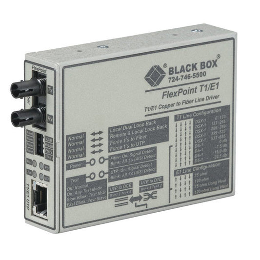 MT660A-MM - Black Box - network media converter 2048 Mbit/s Grey