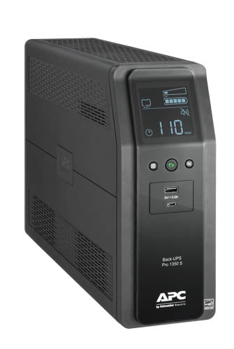 BR1350MS - APC - uninterruptible power supply (UPS) Line-Interactive 1.35 kVA 810 W 10 AC outlet(s)