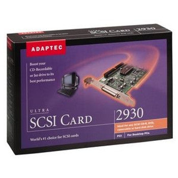 1965400 - Adaptec - 2930 Ultra SCSI Card Up to 20MBps 1 x 50-pin HD Female External 1 x 50-pin IDC Male Internal