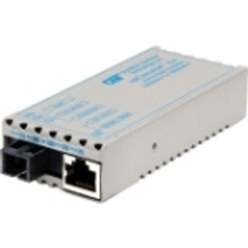1210-1-6 - Omnitron Tech - miConverter 1000Mbps Gigabit Ethernet Single-Fiber Media Converter RJ45 SC Single-Mode BiDi 20km 1 x 1000BASE-T 1 x 1000BASE-BX-U (1310/1550