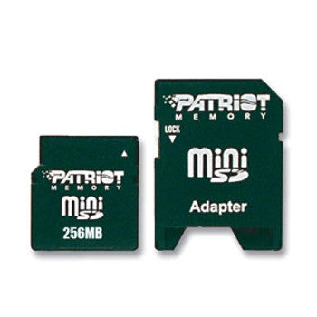 PSF256MSD - Patriot - 256MB MiniSD Secure Digital Card