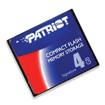 PSF4G50CF - Patriot - 4GB 40x CompactFlash (CF) Memory Card