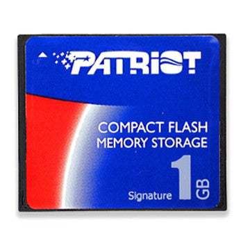 PSF1GCF - Patriot - 1GB CompactFlash (CF) Memory Card