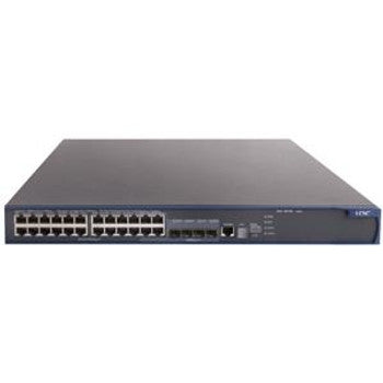 0235A20Q-US - 3Com - S5100-24P-SI Ethernet Switch 4 x SFP (mini-GBIC) Shared 24 x 10/100/1000Base-T LAN