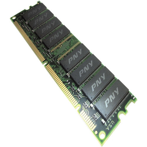 P-33L3081 - PNY - Pny 128MB PC133 133MHz ECC Unbuffered CL3 168-Pin DIMM Memory Module