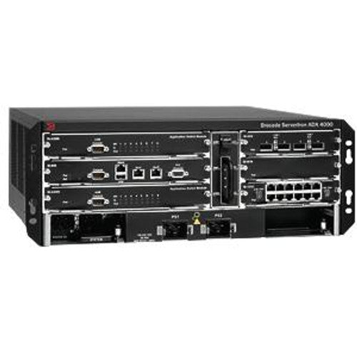 SI-4000-ASM4-P12-B-2 - Brocade - Serveriron Adx 4000 Chassis + One Si-mm-2 + One Si-asm4 Four Cp