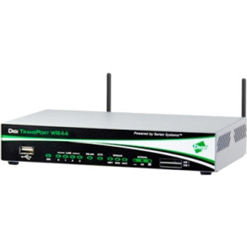 WR44-U5A3-WE1-SU - Digi - TransPort WR44 Wireless Router IEEE 802.11b/g 4 x Antenna ISM Band 54 Mbps Wireless Speed 4 x Network Port USB Desktop Wall Mou