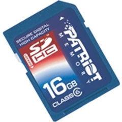 PSF16GISDHC6 - Patriot - 16GB Class 6 SDHC Flash Memory Card