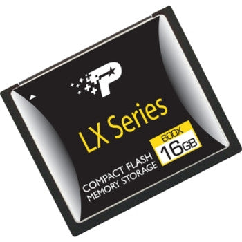 PSF16G600CF - Patriot - LX Series 16GB 600x CompactFlash (CF) Memory Card
