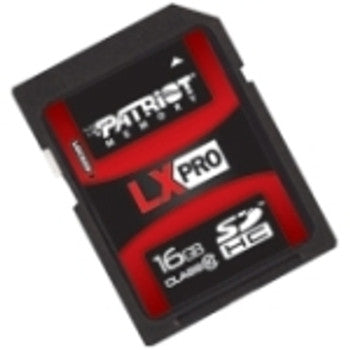 PSF16GSDHC10133 - Patriot - LX-Pro 16GB Class 10 SDHC Flash Memory Card
