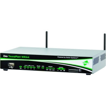 WR44-C6S1-WE1-SW - Digi - TransPort WR44 Wireless Router IEEE 802.11b/g 4 x Antenna ISM Band 54 Mbps Wireless Speed 4 x Network Port USB Desktop Rail-mou