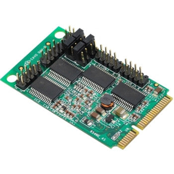 JJ-E40111-S1 - SIIG - 4-Port Rs232 Serial Mini Pcie With Power 4 X 9-Pin Db-9 Rs-232 Serial Mini Pci Express 1 Pack