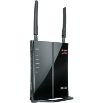 WHR-300HP - Buffalo - AirStation Wireless Router IEEE 802.11n 2 x Antenna ISM Band 300 Mbps Wireless Speed 4 x Network Port 4 x Broadband Port USB Wall Mo