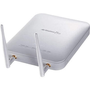 WAPS-APG600H - Buffalo - AirStation IEEE 802.11n 600 Mbps Wireless Access Point ISM Band UNII Band 2 x Antenna(s) 2 x Network (RJ-45) PoE Ports 1 Pack (Re