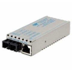 1103-1-0W - Omnitron Tech - miConverter 10/100 Ethernet Fiber Media Converter RJ45 SC Single-Mode 30km Wide Temp 1 x 10/100BASE-TX 1 x 100BASE-LX No Power Adapter