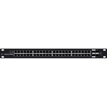 ES-48-500W - Ubiquiti - Edgeswitch Layer 3 Switch Manageable 3 Layer Supported 1U High Rack-Mountable