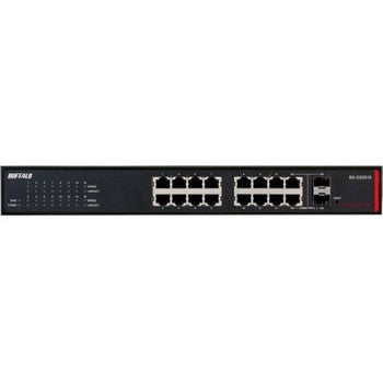 BS-GS2016 - Buffalo - 16-Ports Gigabit Green Ethernet Web Smart Switch With 2 S
