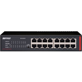 BS-GU2016 - Buffalo - 16-Ports Desktop/Rackmount Gigabit Green Ethernet Switch