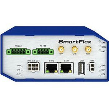 SR30509310 - B&B Electronics Mfg Co - SmartFlex SR305 Cellular Modem/Wireless Router 4G LTE 2 x Network Port USB Fast Ethernet VPN Supported Rail-mountable Desktop (Refurbi
