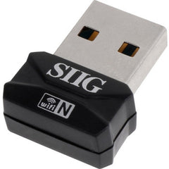 JU-WR0112-S2 - SIIG - Ieee 802.11N Wi-Fi Adapter For Desktop Computer/Notebook Mini Usb 150 Mbit/S 2.40 Ghz Ism External