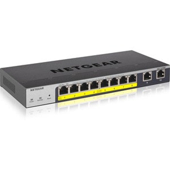 GS110TPP-100NAS - NetGear - GS110TPP Ethernet Switch - 8 Ports - Manageable - 4 Layer Supported - Twisted Pair - Wall Mountable Desktop - Lifetime Limite