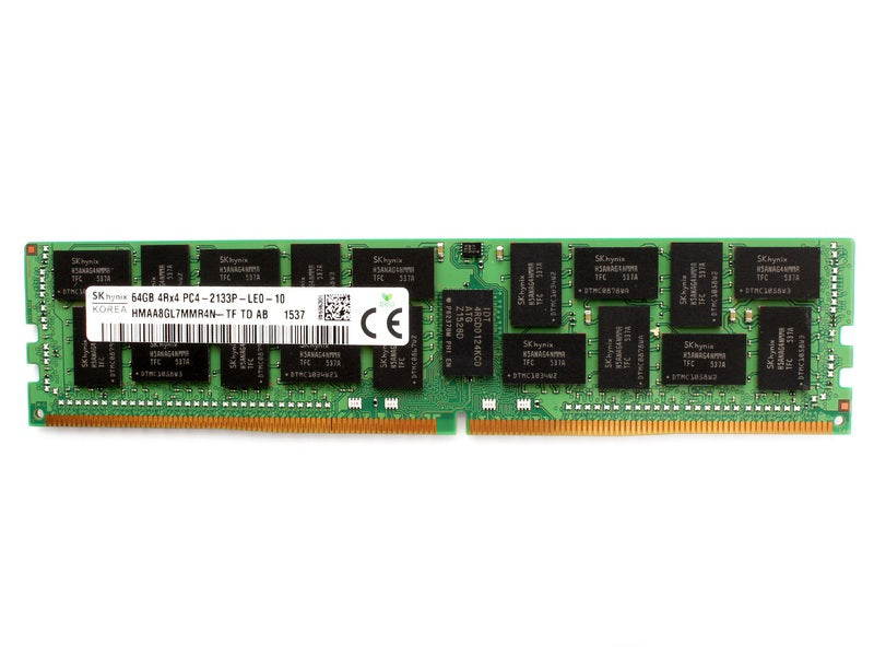 HMAA8GL7MMR4N-TF - HYNIX - 64gb (1x64gb) 2133mhz Pc417000 Cl15 Ecc Load Reduced Quad Rank 1.2v Ddr4 Sdram 288pin Lrdimm Hynix Memory Module For Server Memory