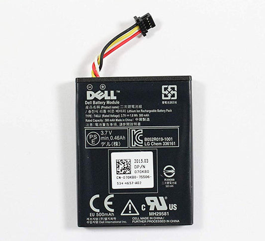 0HD8WG - DELL - 3.7V 1.8Wh 500Mah Lithiumion Battery For Perc H710 H810. Brand New. In Stock.