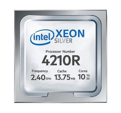 338-BVKD - Dell - Intel Xeon Silver 4210R 2.4G 10C/20T 9.6GT/s 13.75M Cache Turbo HT (100W) DDR4-2400