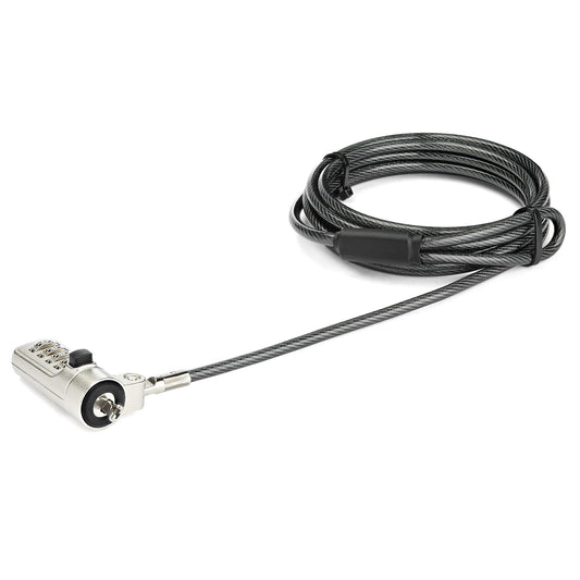 LTLOCKNBL - StarTech.com - cable lock Black, Silver 80.4" (2.04 m)