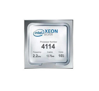 4114-SILVER - Intel - Xeon Silver 4114 10-Core 2.20GHz 9.60GT/s UPI 13.75MB L3 Cache Socket LGA3647 Processor