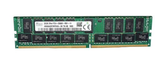 HMA84GR7MFR4N-VKTN - Hynix - 32Gb Pc4-21300 Ddr4-2666Mhz Registered Ecc Cl19 288-Pin Dimm 1.2V Dual Rank Memory Module