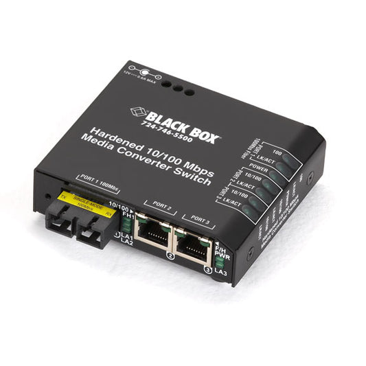 LBH100AE-H-SSC - Black Box - network media converter 100 Mbit/s Multi-mode, Single-mode