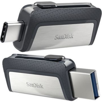 SDDDC2-128G - SanDisk - 128GB Ultra USB 3.1 Dual Type-C Flash Drive Bulk Refurbished