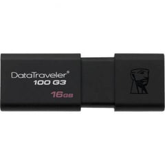 DT100G3/16GB - Kingston - 16GB DataTraveler 100 G3 USB 3.1 Flash Drive Bulk Refurbished