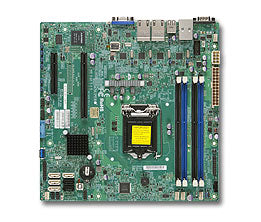 MBD-X10SLM+-LN4F-O - Supermicro - X10SLM+-LN4F Intel® C224 LGA 1150 (Socket H3) micro ATX
