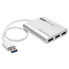 U360-004-AL - Tripp Lite - interface hub USB 3.2 Gen 1 (3.1 Gen 1) Type-A 5000 Mbit/s Silver