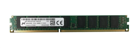 MT18KDF2G72AZ-1G6A1ZE - MICRON - 16Gb Pc3-12800 Ddr3-1600Mhz Ecc Unbuffered Cl11 240-Pin Dimm 1.35V Low Voltage Very Low Profile (Vlp) Dual Rank