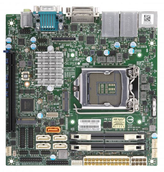 MBD-X11SCV-Q-O - Supermicro - X11SCV-Q LGA 1151 (Socket H4) Mini ITX Intel Q370